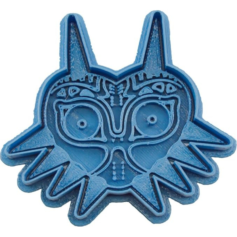 Cuticuter Majora's Mask The Legend of Zelda Cookie Cutter, mėlyna, 8 x 7 x 1,5 cm