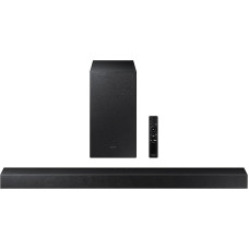 Samsung 2.1-Channel Soundbar HW-A430/ZG with DTS Virtual:X, Bass Boost Mode, Surround Sound Expansion [2021], Graphite Black