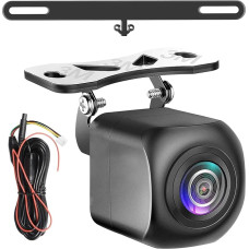 HD Rear View Camera, AHD 720P Car Rear View Camera, 170° Wide Angle, Compatible with LIUIBOBU AutoRadio with Automatic Pallet Mounting