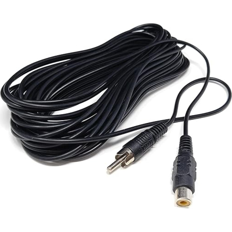 DRUT 10 m RCA į RCA moterišką monofoninį viengubą 