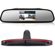 Automobilio trečioji stogo viršutinė stabdžių žibintų kamera Stabdžių šviesos stovėjimo kamera atbulinės eigos kamera, skirta Mercedes Vito Mixto W639 Gamybos metai 2010/Vito 639 Bj 2019 W447 109 111 114 BLUETEC LWB (su 4.3