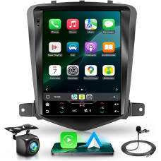 8 branduolių 4 + 64G: Hodozzy Carplay automobilinis radijas Chevrolet Cruze J300 2009-2014, 9,7 colių automobilinis radijas su ekranu su navigacija Android Car/Mirror Link/WiFi/RDS/FM/Bluetooth/USB/DSP + atbulinės eigos kamera