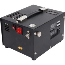 PCP oro kompresorius 4500Psi 30MPa nešiojamasis aukšto slėgio oro siurblys be alyvos ir vandens, maitinamas nuolatinės srovės 12 V oro pistoletu, pistoletu, dažasvydžiu, HPA rezervuaru