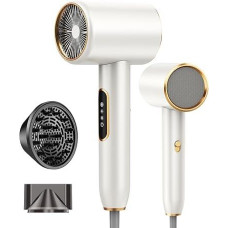 Profesionalus Haartrockner, joninis, 2400 W, schnell trocknend, leistungsstark und leicht, 3 Temperaturen, 2 Geschwindigkeitsstufen, mit Haartrockner, Diffusor und Konzentrator