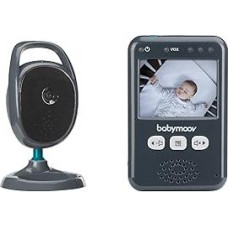 Babymoov Caméra Essential Baby Monitor Ecran 2.4 Inch Portée de 250 m & Kit Mural Inclus, Mode VOX