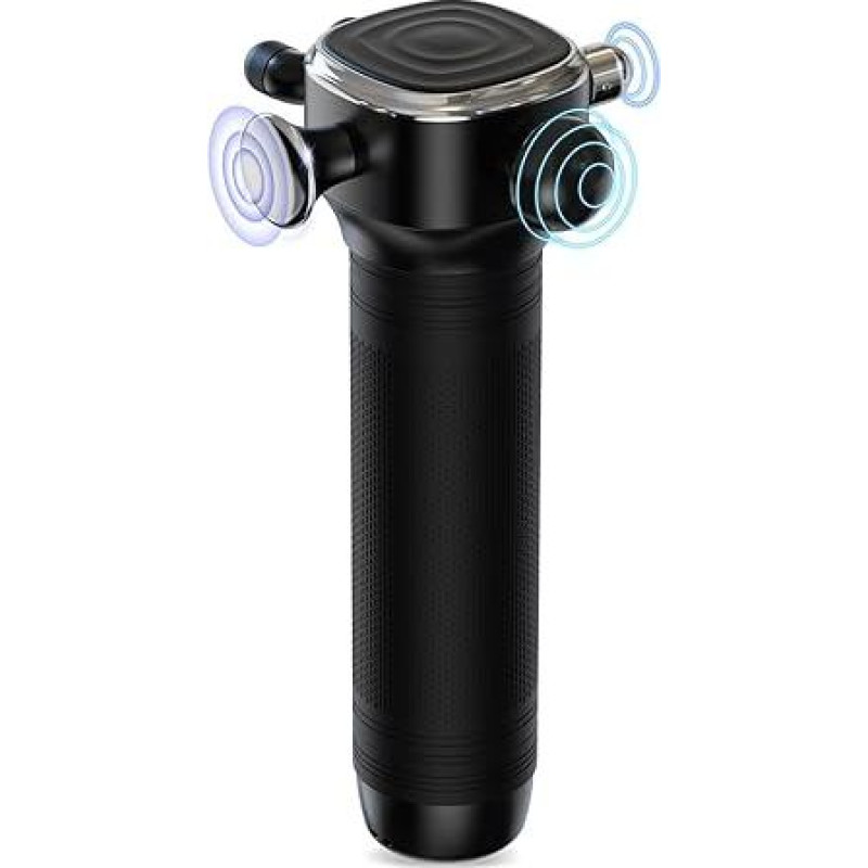 Sgakgu 8000 aps/min aukšto dažnio terapijos masažuoklis Masažo pistoletas Masažo pistoletas Raumenų perkusinis giliųjų audinių masažuoklis Vibrastone su 5 masažo galvutėmis, limfos drenažo įrenginys, mažina nuovargį ir atpalaiduoja raumenis