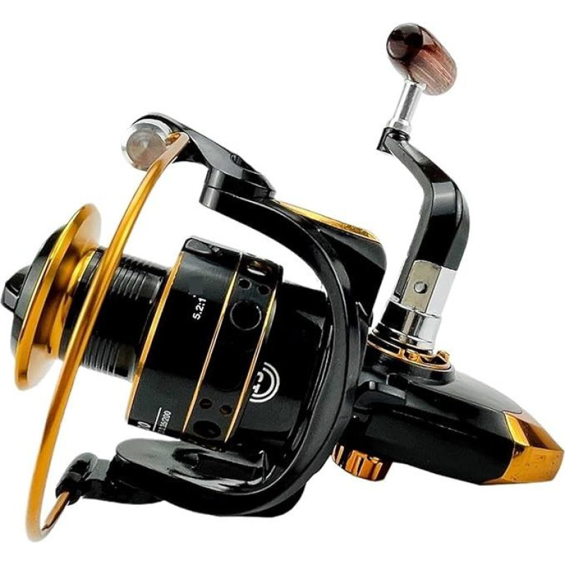 Metalinė plokštelė Angelrolle 12+1BB 5,2:1 Angelgerät Feeder Karpfen Angelrad 1000-7000 Einfach Zu Bedienen