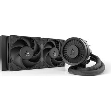 ARCTIC Liquid Freezer III Pro 240 - Kompiuterio aušinimas vandeniu, AIO CPU vandens aušintuvas, 2 x 120 mm, 38 mm radiatorius, PWM siurblys, VRM ventiliatorius, AMD AM5/AM4, Intel LGA1851/1700 kontaktinis rėmelis - juodas