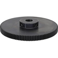 Verzahnung Spiralkegelrad 1 Stück Motorgetriebe 1M-130T/140T/150T/110 Zähne Kohlenstoffstahl Hochfrequenz-Abschreckzähne Zahnrad Bohrungsgröße 8/10/12 mm(1M130T - Bore 12mm)