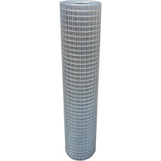GOCHUSX Edelstahl Geschweißter Käfigdraht, Hardware Cloth Metal Mesh, Gemüse Garten Zaun Geflügel Netting Quadratische Hühner Fechten (Farbe : Silver, Größe : 1X3M)