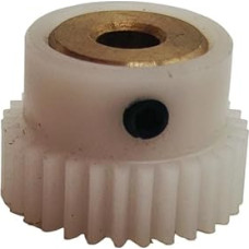 GTPBAO 1 Piece 0.5 m, 65 Teeth, POM Spur Wheel with Step, 0.5 m Module, 65 Teeth, Copper Sleeve, Bore, Straight Teeth, Pinion Steering Hardware (4 mm Bore)