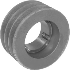 Cyclingcolors 1x Keilriemenscheibe Riemenscheibe mit Taperlock-Bohrung 3 Rille B SPB Außendurchmesser 107 mm Teilungsdurchmesser 100 mm Gusseisen Baumaschinen Landwirtschaftliche Maschinenbau