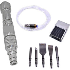 Drucklufthammer, Drucklufthammer-Set, Luftschaufel, Mini-Pneumatikhammer, pneumatisches Schaufelwerkzeug, Heim-DIY-Graveur, Krankenhaus-Gipsentferner(Graviravimo rinkinys+pėdų jungiklis)