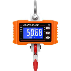 Kranwaage, digitale Waage, 500 kg/1000 lb, LCD, hochpräzise, ​​industrielle, robuste Haken-Hängewaage, Waage