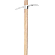 Honhoha Spitzhacke zum Graben, Spitzhacke | Effiziente 2- in-1-Mattock und Spitzhacke-Kombination Multifunktionale Handhacke aus Edelstahl, kleine Spitzhacke mit Griff für Gärtner, Wurzeln schneiden