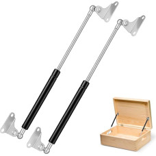Pack of 2 Gas Spring 500 mm, Universal Gas Struts L-type Gas Springs, Heavy Duty Gas Lift for Furniture, Cabinet Door, RV Bed Camper, Heavy Duty Box Lid, Trap Door