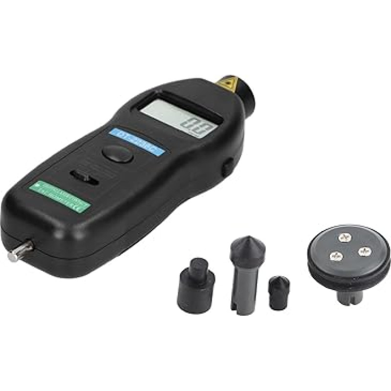 KIMISS Digitales Photo-Drehzahlmesser mit Kontaktmessung für die Wartung von Automobilen-DT2236C-Geschwindigkeitsmessgerät, Misst 0,5-19999RPM und 2,5-99999RPM