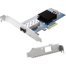 10 GB atvira SFP+ PCI-e tinklo kortelė su Int82599 (X520-DA1) valdikliu, 10 Gb/s Ethernet adapteris, 10 GB 10G NIC kortelė, palaiko Windows/Windows Server/VMware