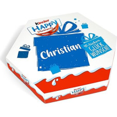 Kinder Happy Moments DIY - Kinder Happy Moments šokoladinė dovana, suasmeninta su vardu ir žinute