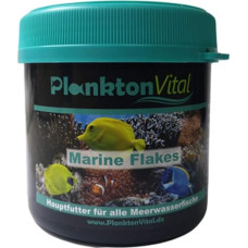 PlanktonVital Marine Flakes Premium Premium Fish Food Visavertis maistas visoms žuvims Dribsnių maistas Jūros vandens dribsniai Akvariumo maistas Jūros gėlavandenės ir dekoratyvinės žuvys 250 ml