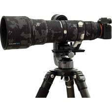ROLANPRO Waterproof Lens Cover for Sony FE 400-800mm f/6.3-8G OSS Camouflage Rain Cover #18 Black