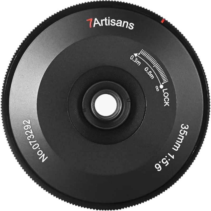 7artisans 35mm F5.6 Full Frame rankinio fokusavimo itin plonas objektyvas Leica Panasonic L serijos veidrodiniams fotoaparatams