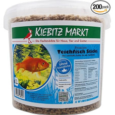 Kiebitz Markt Premium Teichfisch Sticks Teichfischfutter (6 L)