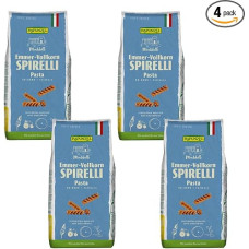 Rapunzel Emmer-Spirelli Whole Grain Pack of 4 x 500 g