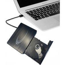 PANAMEMORY Externer DVD-Brenner, externer CD-Player für PC Laptop Externes Laufwerk USB 3.0 DVD-R CD-RW Laufwerk Ultra Slim Gerät für Laptop Windows 98/ME/ 2000/XP/Vista/7/8/10/11 Mac Linux