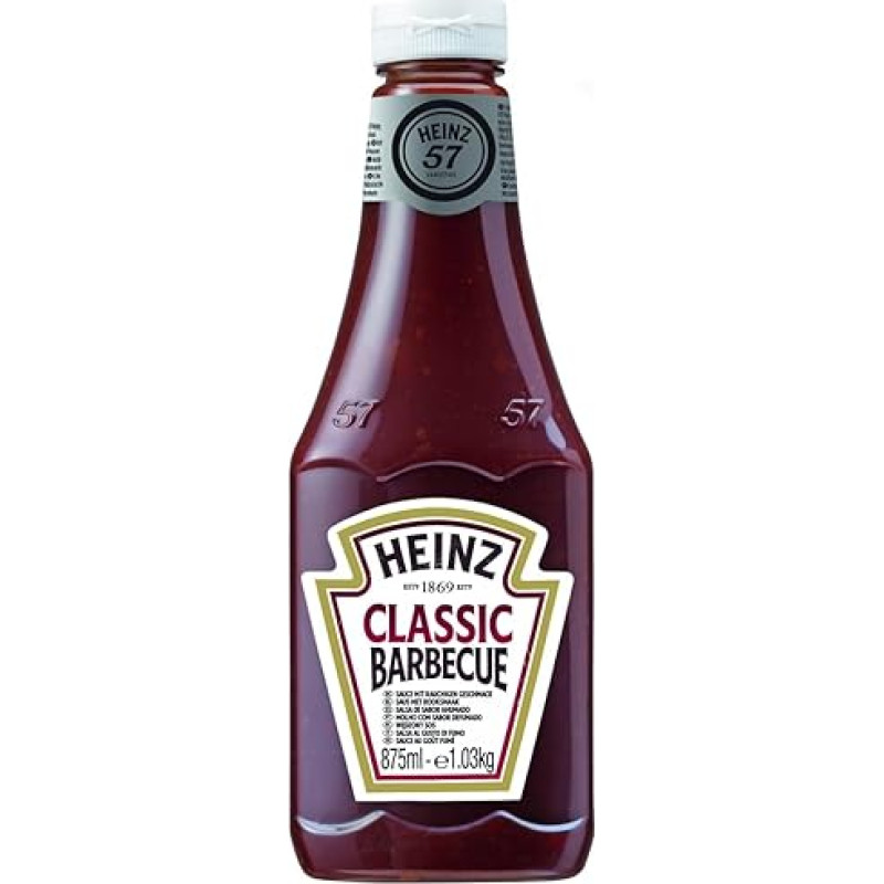 Heinz - Klasikinis barbekiu padažas kepsnių padažas kečupas - 875 ml