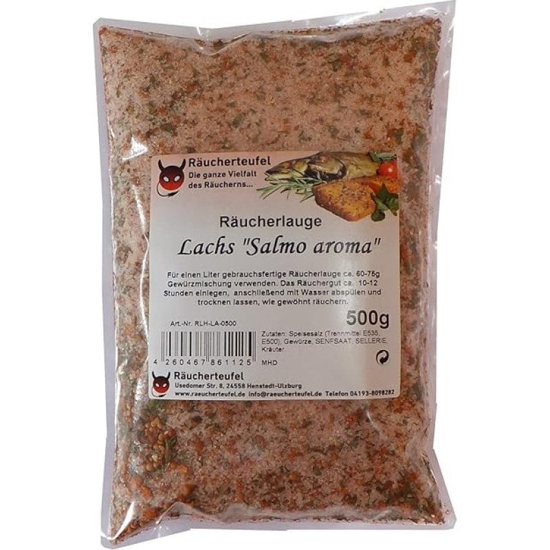 Räucherteufel Salmo Aroma Rūkyta lašiša 500 g