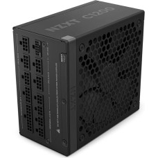 NZXT C1200 Gold ATX 3.1 - Fully Modular Low-Noise PC Gaming Power Supply - 1200 Watt - 80 Plus Gold - 12V-2x6 Connection - Zero Fan Mode - 100% Japanese Capacitors - Black