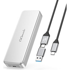 GiGimundo G40 USB4 40Gbps Portable SSD 1TB, CNC-Machined Aluminium, Integrated Active Turbo Fan, External SSD for Content Creators and Creative Professionals, Up to 3200MB/S Fast Data Transfer