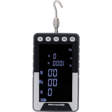 Goshyda Digitales Kraftmessgerät, Push-Pull-Messgerät, Tragbares Dynamometer, Spannungsdruckprüfgerät, Schubmessgerät, 1000 N, 100 Kg, 220 Lb, Digitales Dynamometer, Kraftmessgerät, für