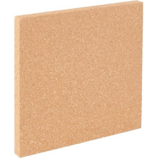 Korktafel Selbstklebend 2 Stück quadratische Pinnwände, selbstklebende Holzkorkplatten, dicke quadratische Korkplatten, Korkfliesen zur Wanddekoration(20.1 * 20.1 * 1.5cm)