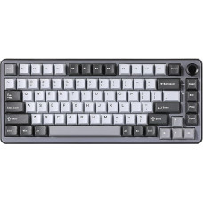 YUNZII B75 mechaninė klaviatūra, 75 % karšto keitimo klaviatūra su mygtuku, RGB apšviesta sandarinimo žaidimų klaviatūra su dvigubo šūvio PBT klavišais, 