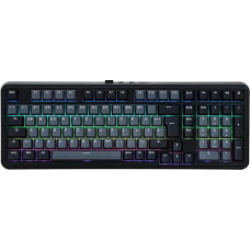 EPOMAKER TH99-ISO-DE QWERTZ Mechanical Keyboard Wireless, 96% Percent Gaming Keyboard with Numpad, Hot-Swap, RGB, Gasket, BT/2.4G/USB-C, Programming Software (Black, Creamy Jade Linear)