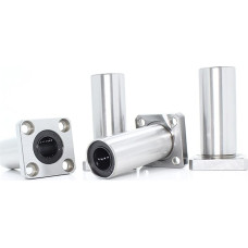 WHVAVFQI Linearlager LMK LUU Quadratflansch Langes Linearlager LMK6LUU LMK8LUU LMK10LUU LMK12LUU LMK13LUU Quadratflanschtyp Linearlager Linearkugellager(LMK13LUU)