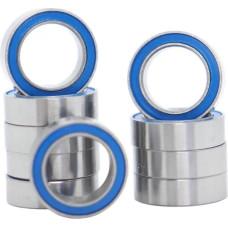 MR128RS guoliai ABEC-3 (10 vnt.) 8 x 12 x 3,5 mm miniatiūriniai MR128-2RS rutuliniai guoliai RS MR128 2RS su mėlynu sandarikliu L-1280DD