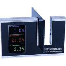 JHXHFJXZ Transmisijos matuoklis UV IR Transmisijos matuoklis LS183 Bandomoji plėvelė Stiklo langų atspalvis su 940 IR 365 UV 380-760 nm VL Tikslus matavimas