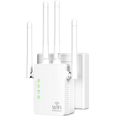 WiFi Extender Signal Booster Up to 5000 sq.ft and 56 Devices, Long Range Amplifier and Ethernet Port, Access Point, 1 Button Setup, Alexa Compatible