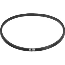 sourcing map 3L260 Classic gewickelter Gummi-Keilriemen, 660 mm Außenumfang, 3L-Profil-Keilriemen, 0,95 cm Breite, 2,2 cm Höhe