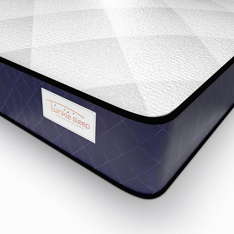 TWINKLE SLEEP Kinder-Matratze aus Memory-Schaum, Einzelbett, sanfte 20 cm dicke Unterstützung für tiefen Schlaf, orthopädisches Design für Körperausrichtung und Komfort, atmungsaktiv, hypoallergen und
