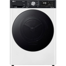 LG RT90V9P šilumos siurblio džiovyklė - 9 kg talpos, dvigubo inverterio technologija, automatinis savaiminio valymo kondensatorius, džiovinimo jutiklis, apsauga nuo alergijos, grįžtamasis būgnas, išmanioji diagnostika, 