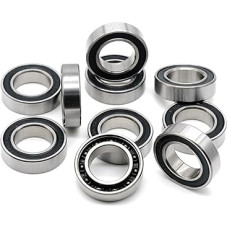 15267-2RS CB Kugellager 15x26x7 Mm Stahl Hybrid Keramik Gummi Versiegelt 15267RS CB Fahrrad Lager Reibungslos for Hinterradnabe 2Pcs(15267 RS CB)