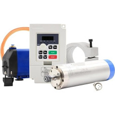 Wassergekühlter Spindelsatz 1,5 kW ER11 65 mm & 1,5 kW Wechselrichter/VFD & 65 mm Halterung & 75 W Wasserpumpe(110v)