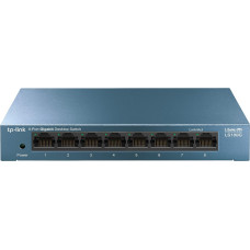 TP-Link TL-LS108G LAN Switch 8 Port Network Switch (Plug and Play Gigabit Switch LAN Splitter, Ethernet Hub Fanless, Robust Metal Casing)