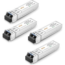 6COMGIGA 10GBase-LR SFP+ tranzistorius, 10G LC vieno režimo modulis DDM, 1310 nm, 10 km, skirtas 
