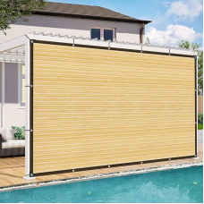 Awning - Garden Shade Net with Eyelets 4 x 5 m Outdoor Sun Protection Shade Net for Balcony Greenhouse Plants Patio Chicken Coop Swimming Pools Privacy Screen Windproof Water Permeable