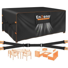 Garden Furniture Cover Waterproof 200x160x74cm Garden Table Covers 500D Heavy Duty Garden Furniture Cover Wider Ventilation Holes for Sofa Table Patio Rectangular/Rectangle